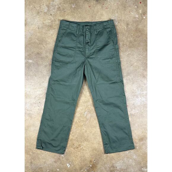 Levi’s Surplus Straight Women’s Utility Pants 31 Olive Green - Picture 1 of 11